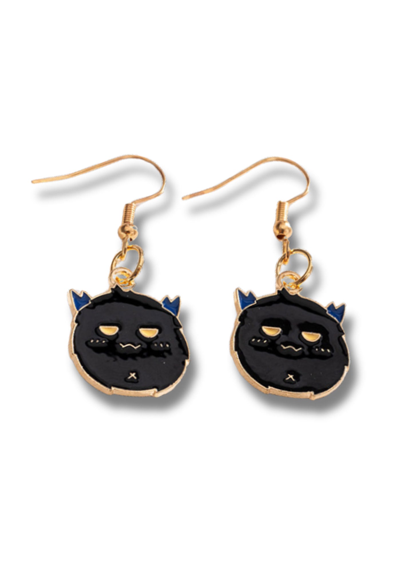 Halloween Black Monster Y2K Earrings Cherrykitten