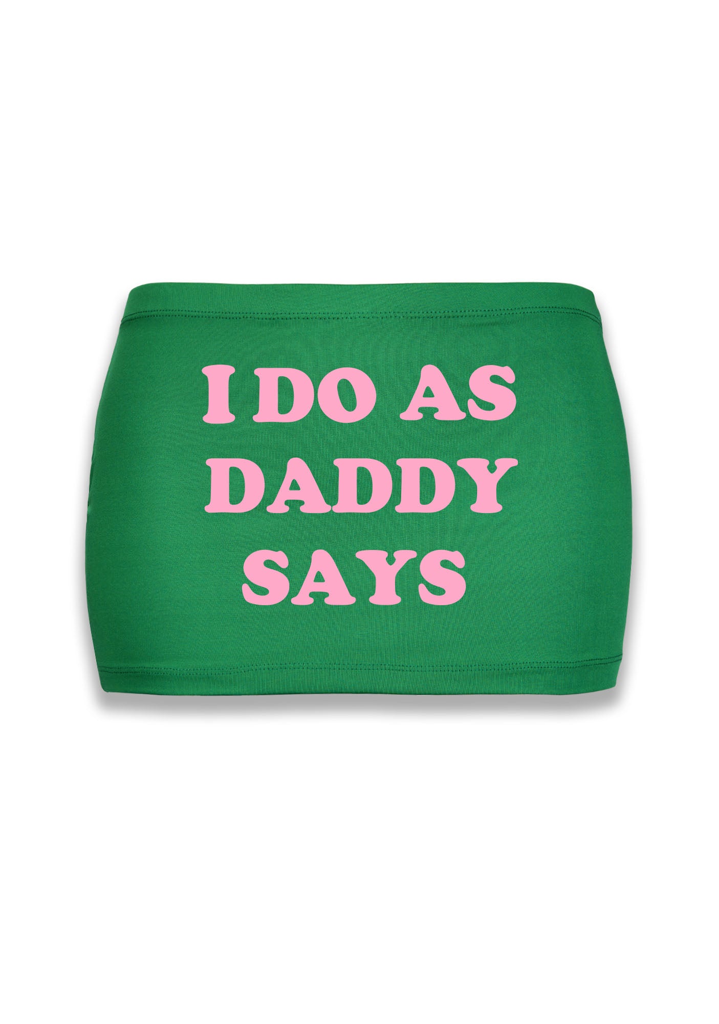 I Do As Daddy Says Y2K Mini Hip Skirt Cherrykitten