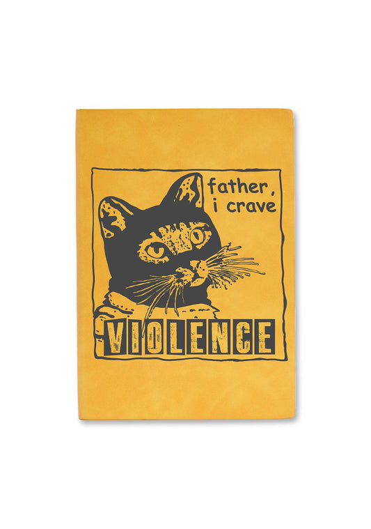 Father I Crave Violence Y2K Notebook Cherrykitten