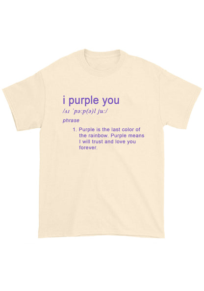 I Purple You Meaning Bangtan Kpop Chunky Shirt