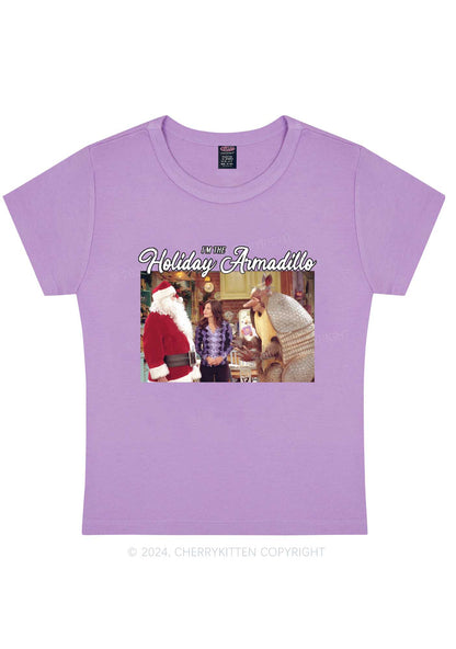 Christmas Holiday Y2K Baby Tee Cherrykitten