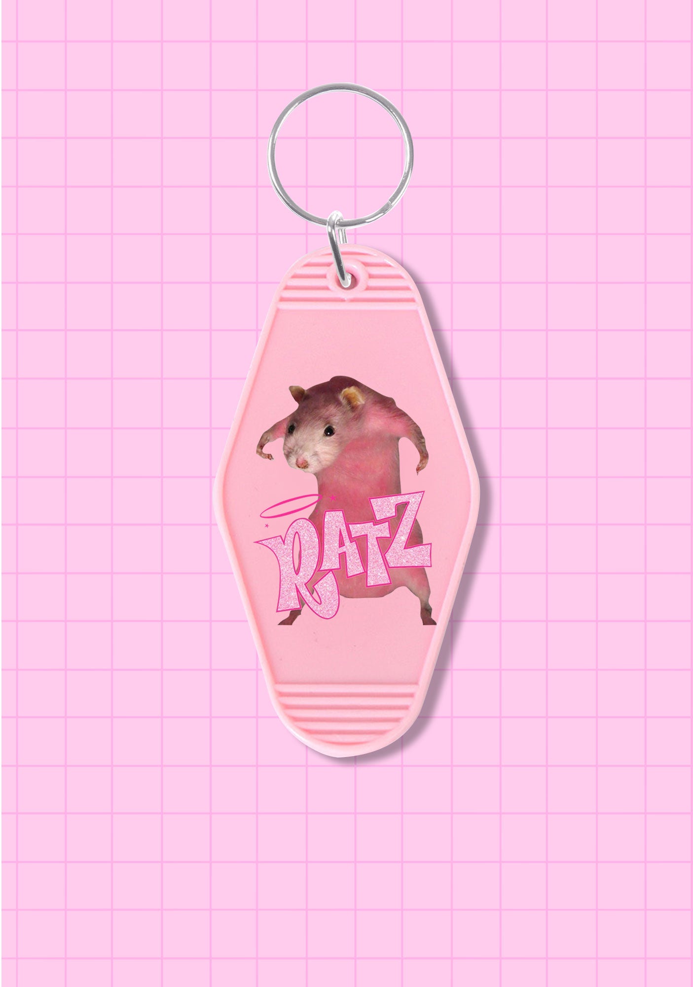 Pink Ratz 1Pc Y2K Hotel Keychain Cherrykitten