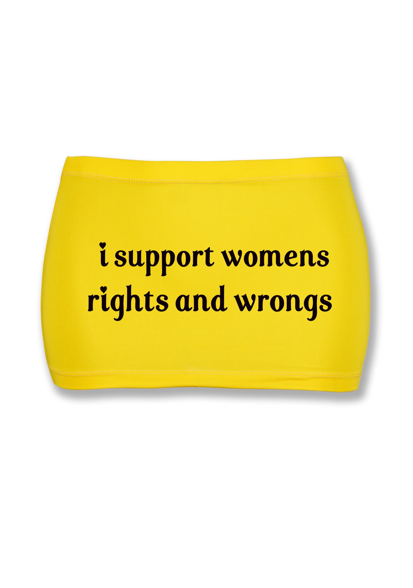 I Support Women Y2K Mini Hip Skirt Cherrykitten