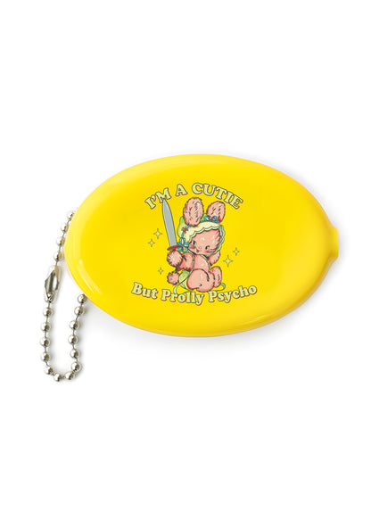 Cutie But Prolly Psycho Y2K Oval Mini Coin Pouch Cherrykitten