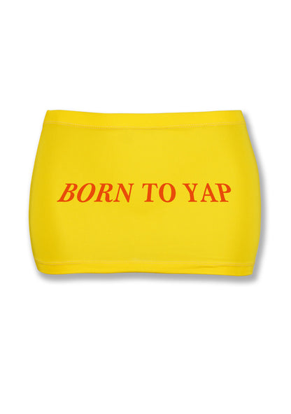 Born To Yap Y2K Mini Hip Skirt Cherrykitten