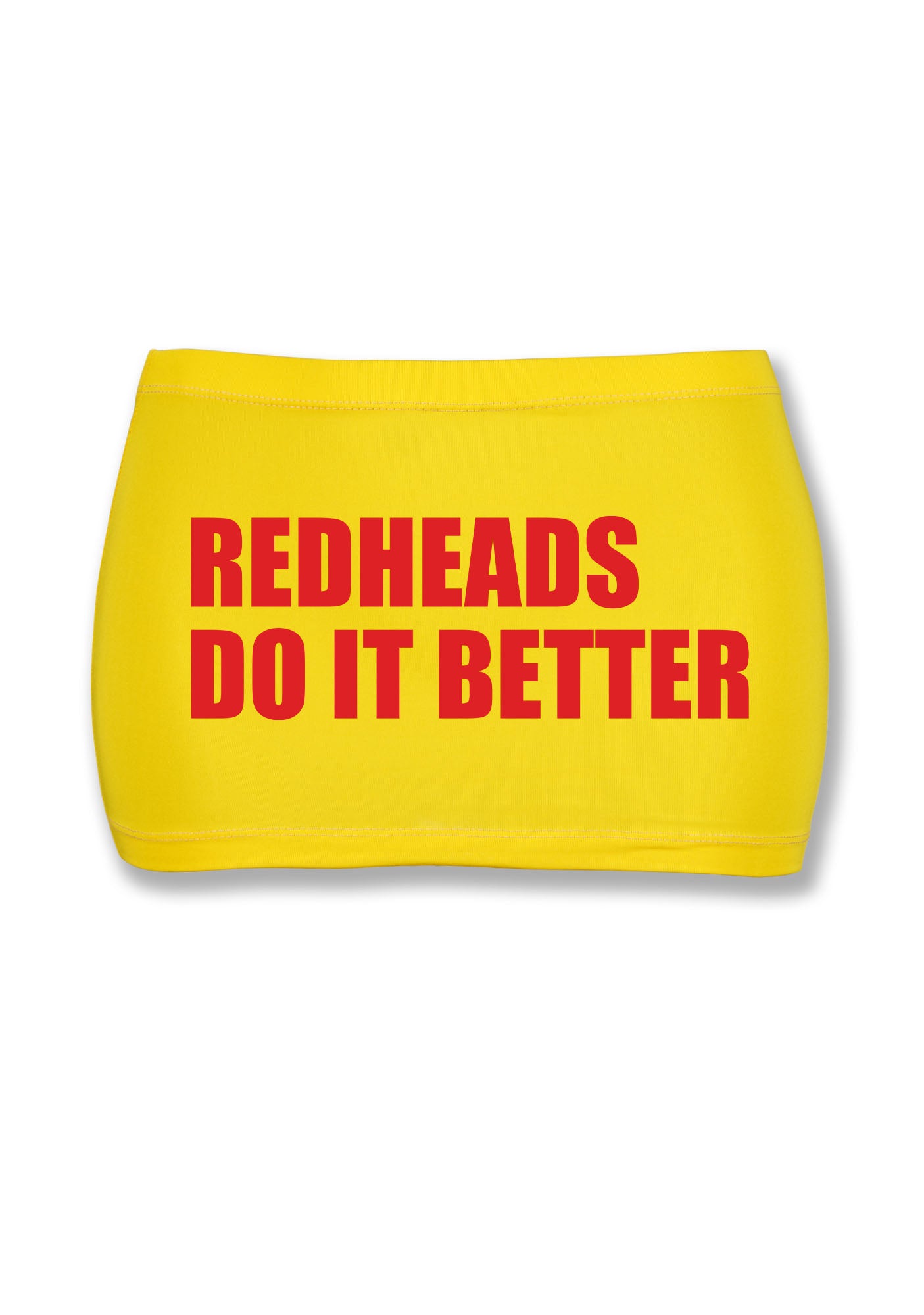 Redheads Do It Better Y2K Mini Hip Skirt Cherrykitten