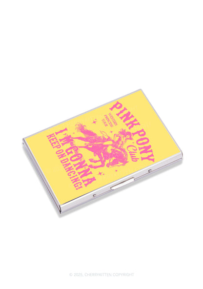 Im Gonna Keep On Dancing Y2K Mirror Cigarette Case Cherrykitten