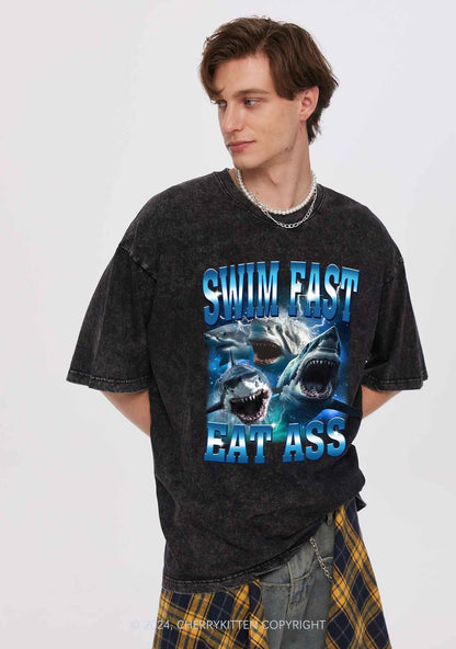 Swim Fast Y2K Washed Tee Cherrykitten