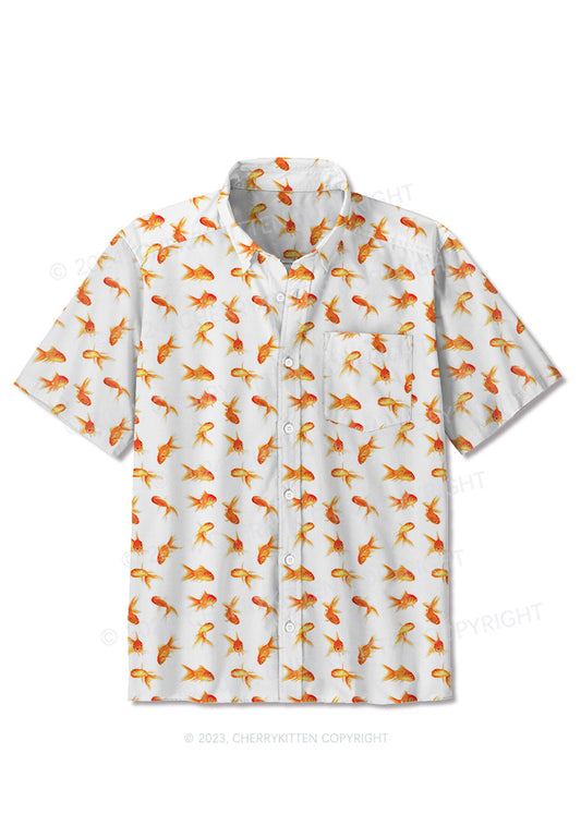 Goldfish Y2K Print Shirts Cherrykitten