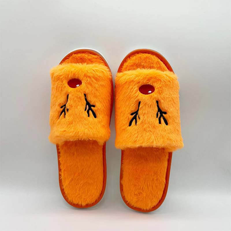 Christmas Elk Plush Slippers