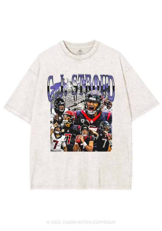 Football CJ Y2K Super Bowl Washed Tee Cherrykitten