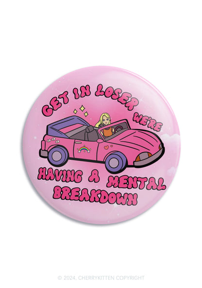 Get In Car 1Pc Y2K Pin Cherrykitten