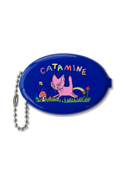 Catamine Y2K Oval Mini Coin Pouch Cherrykitten