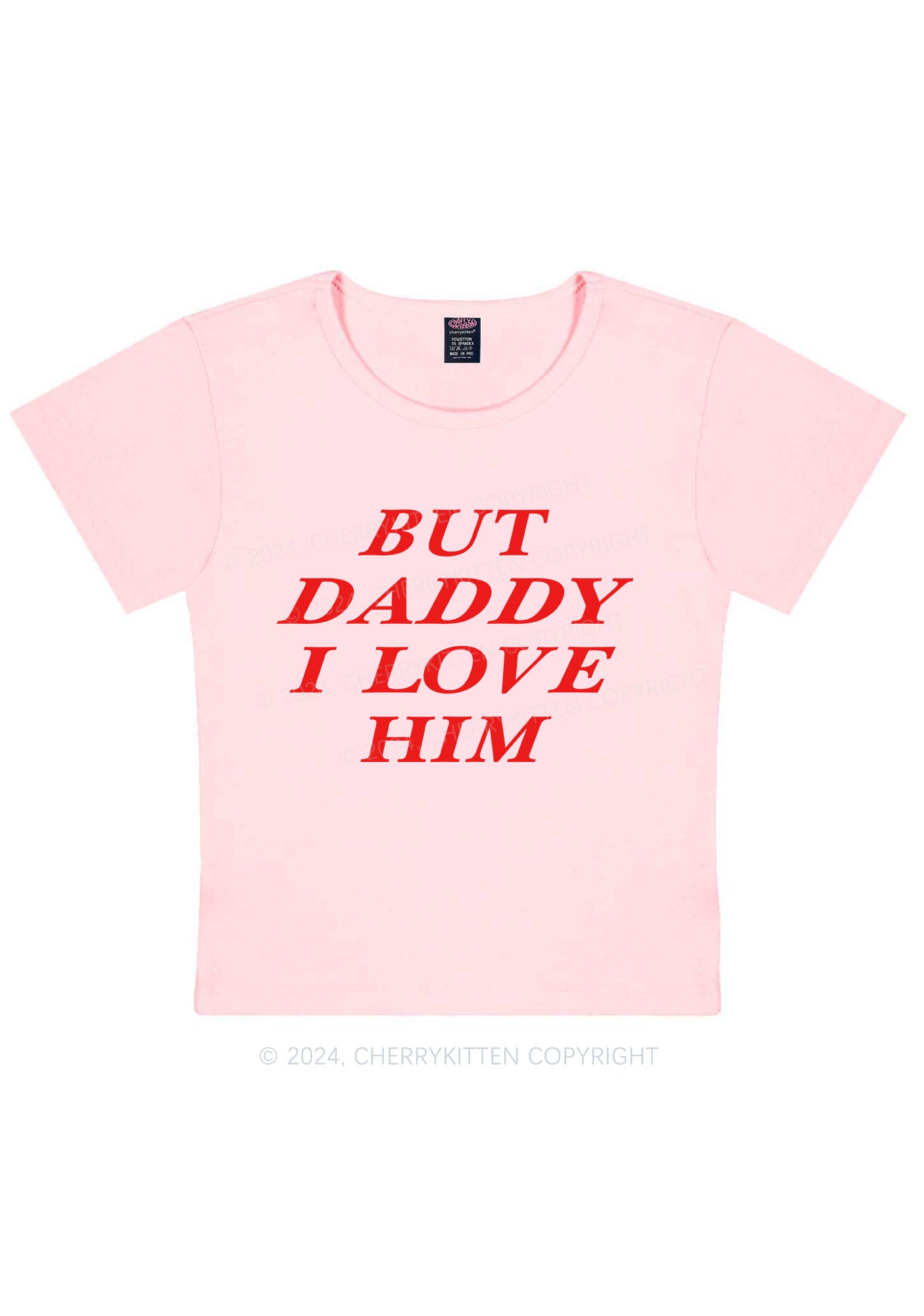 But Daddy I Love Him Y2K Baby Tee