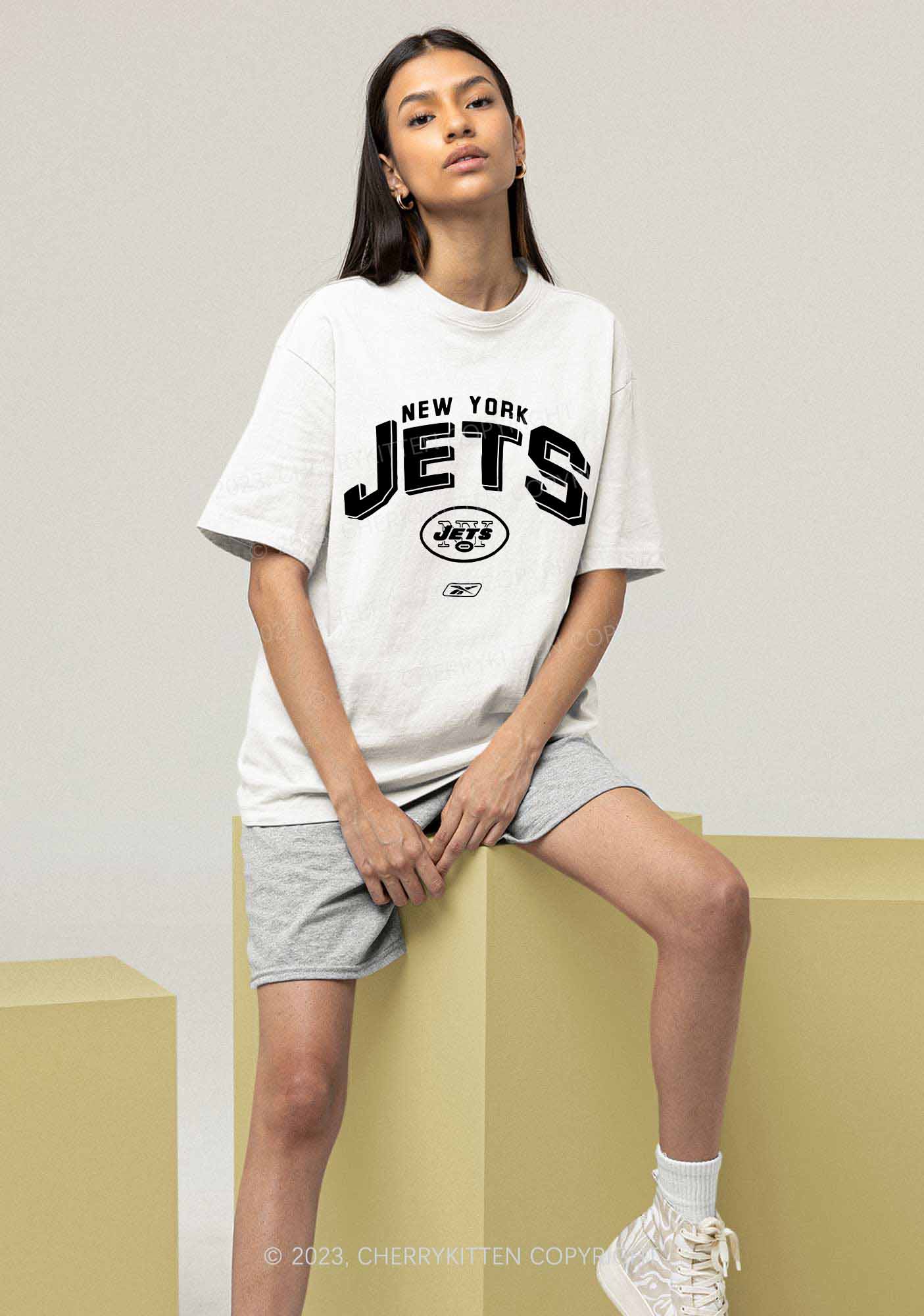 NY Jets Super Bowl Y2K Chunky Shirt Cherrykitten