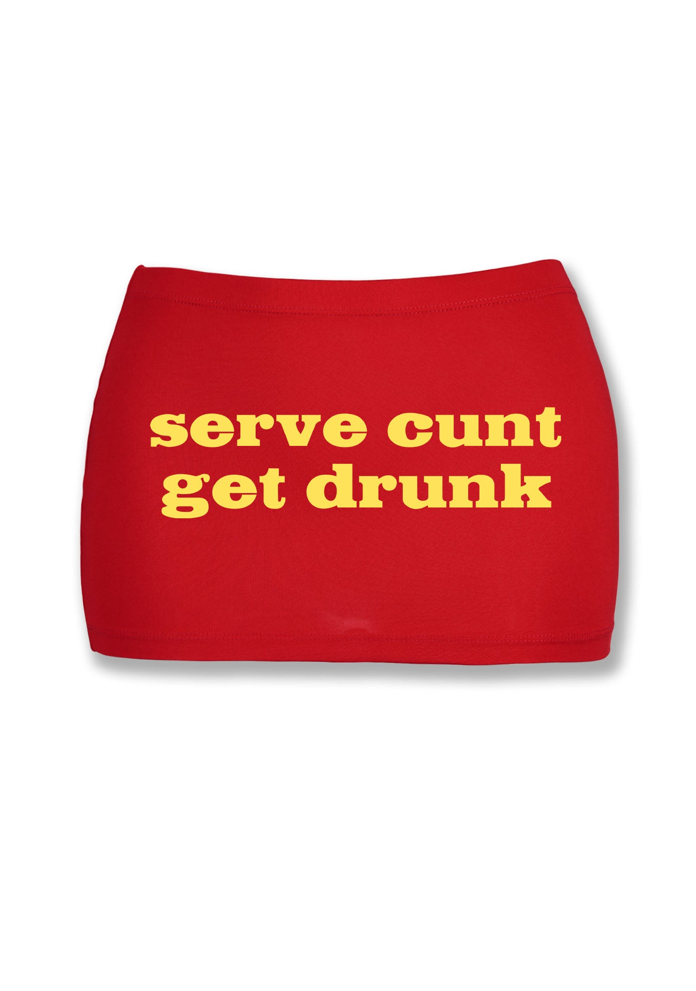 Serve Cxxt Get Drunk Y2K Mini Hip Skirt Cherrykitten