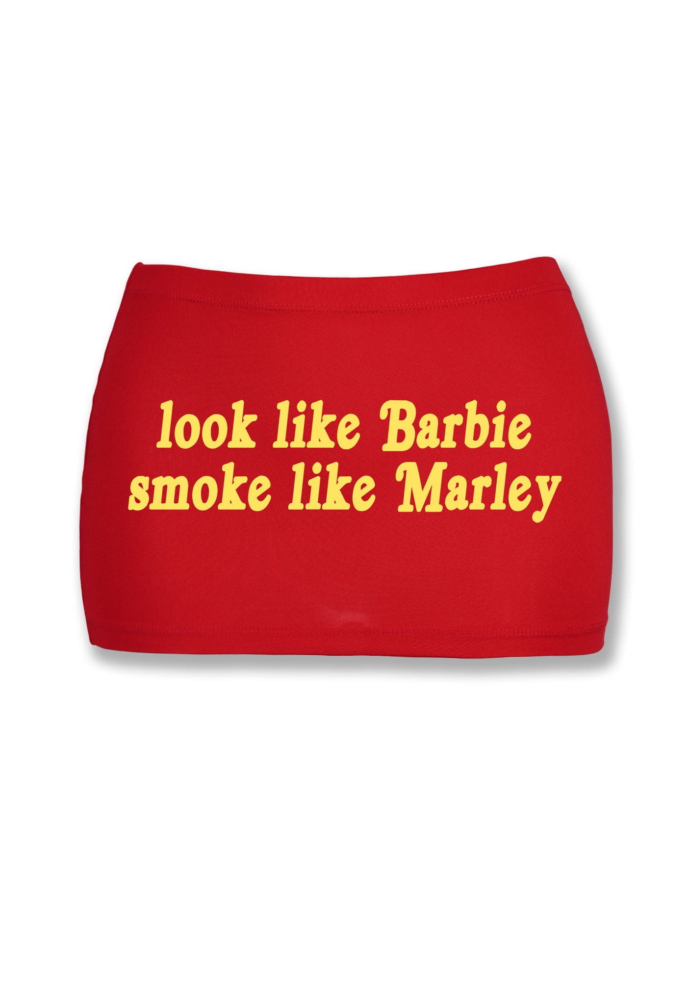 Smoke Like Marley Y2K Mini Hip Skirt Cherrykitten