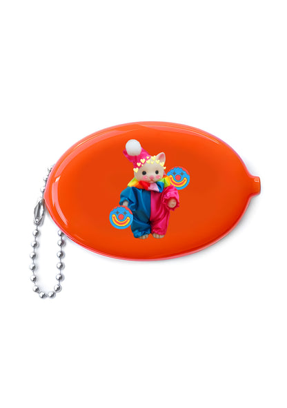 Chat Clown Y2K Oval Mini Coin Pouch Cherrykitten