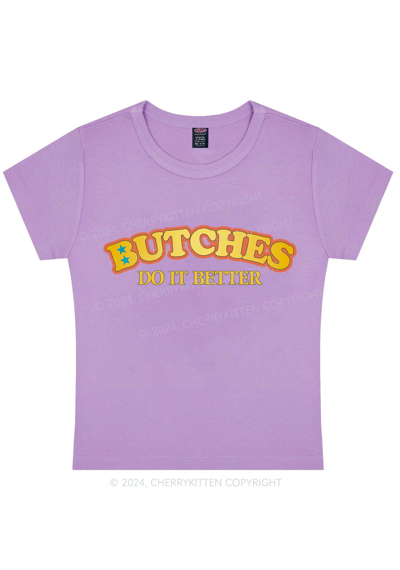 Bxxches Do It Better Y2K Baby Tee Cherrykitten