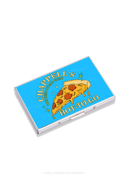 Hot To Go Pizza Y2K Mirror Cigarette Case Cherrykitten