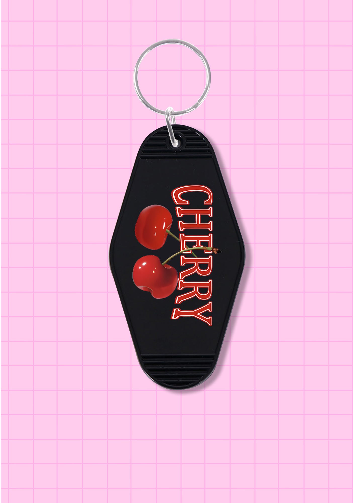 Red Cherry 1Pc Y2K Rhombus Keychain Cherrykitten