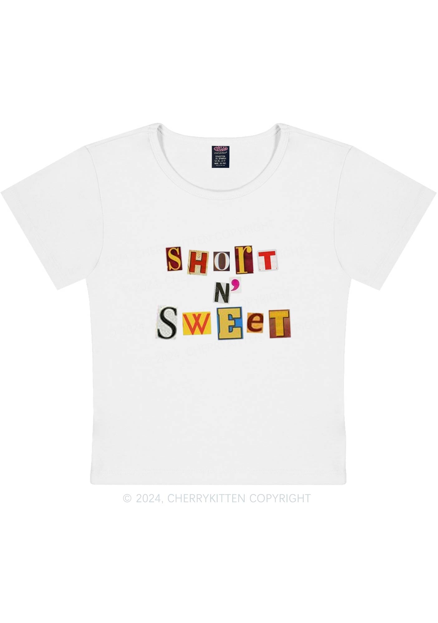 Short N Sweet Y2K Baby Tee Cherrykitten