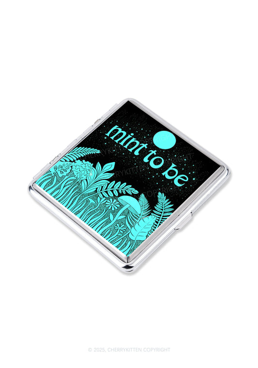 Mint To Be Y2K Cigarette Case Cherrykitten