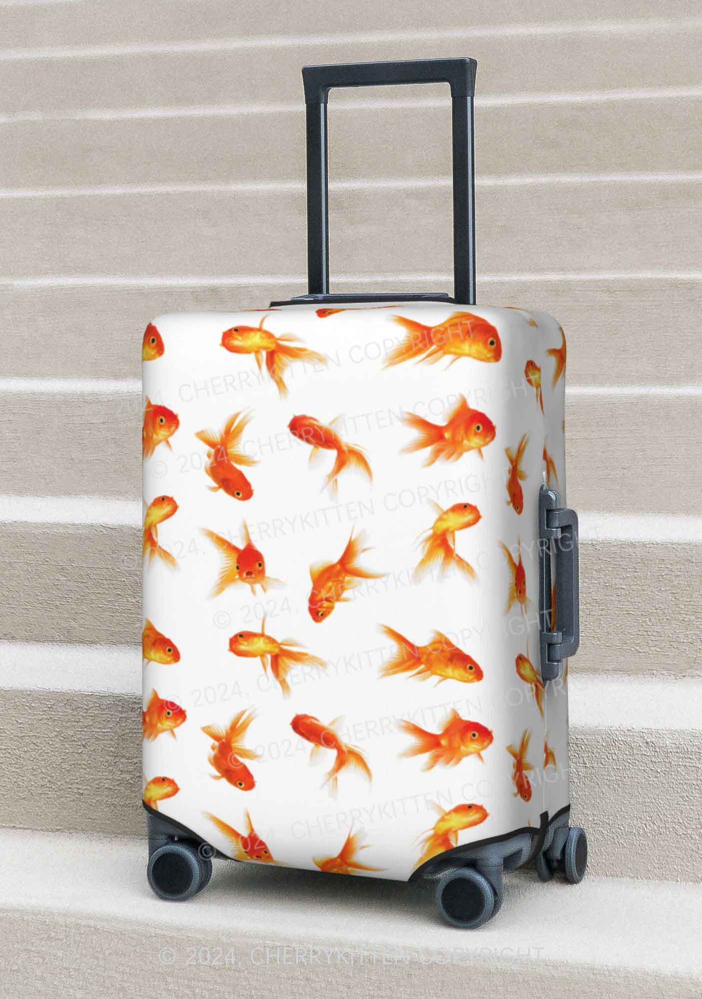 Goldfish Y2K Luggage Cover Cherrykitten