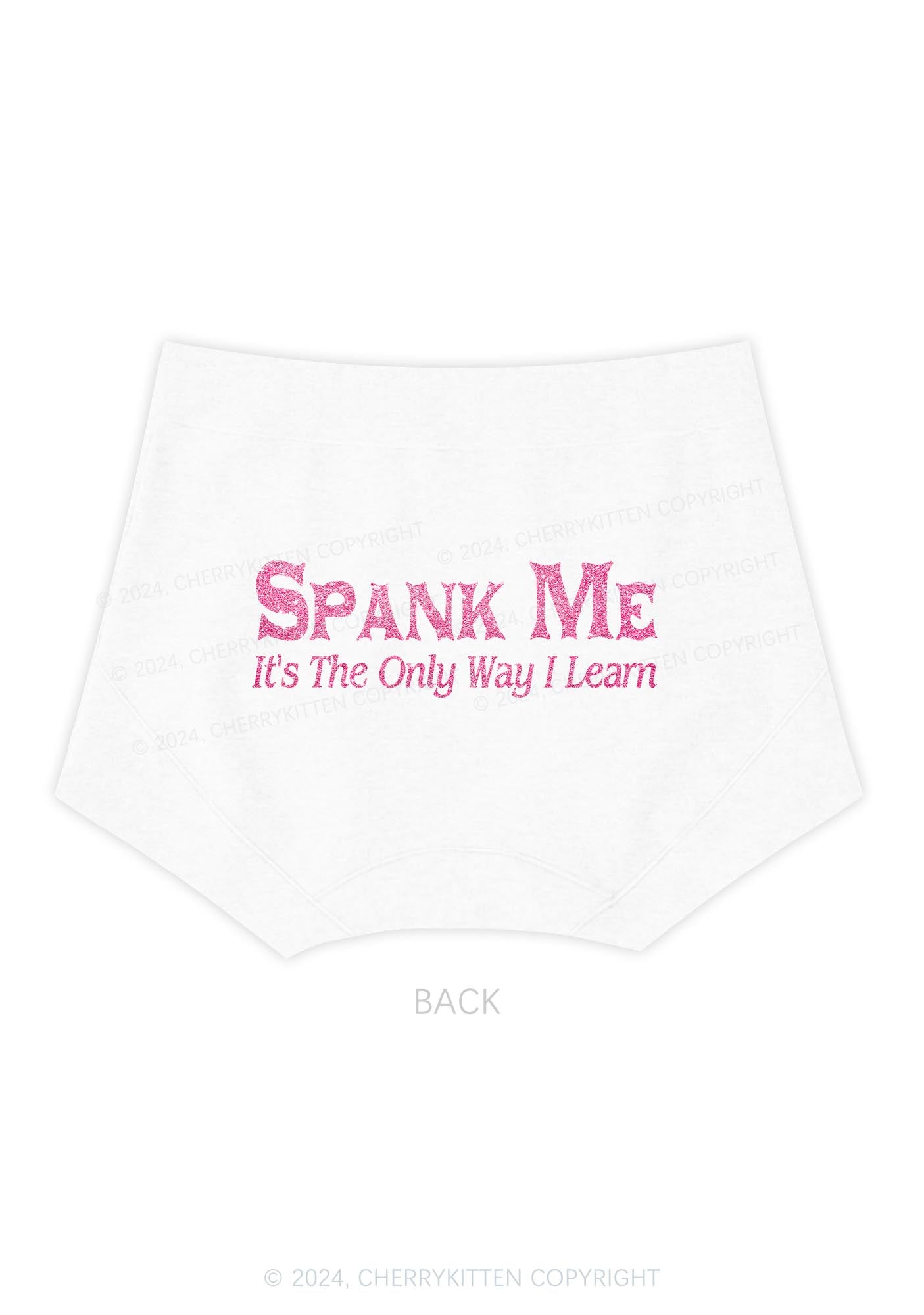 Spank Me Y2K Mid Rise Waist Boyshort Cherrykitten