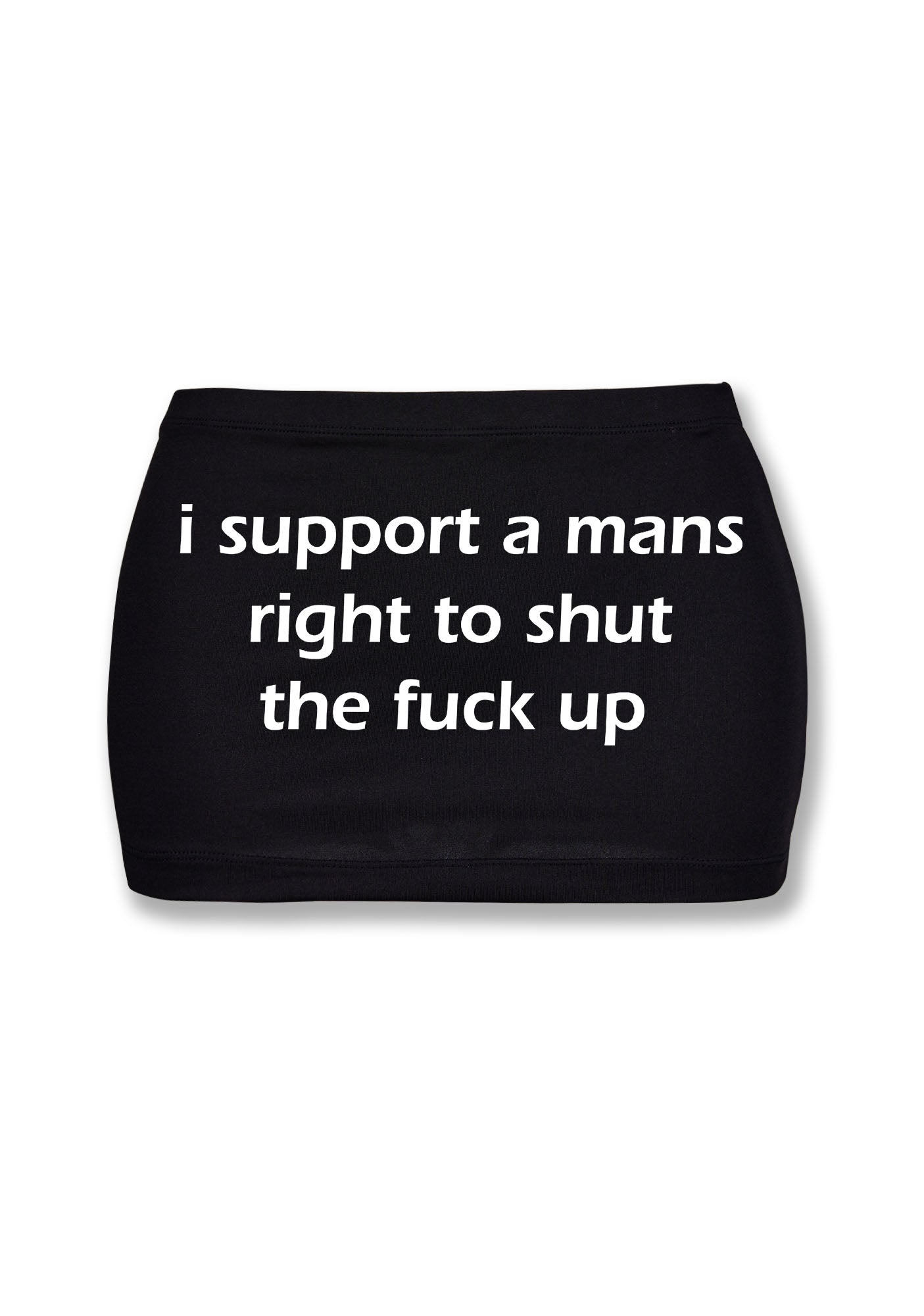 I Support A Mans Right Y2K Mini Hip Skirt Cherrykitten