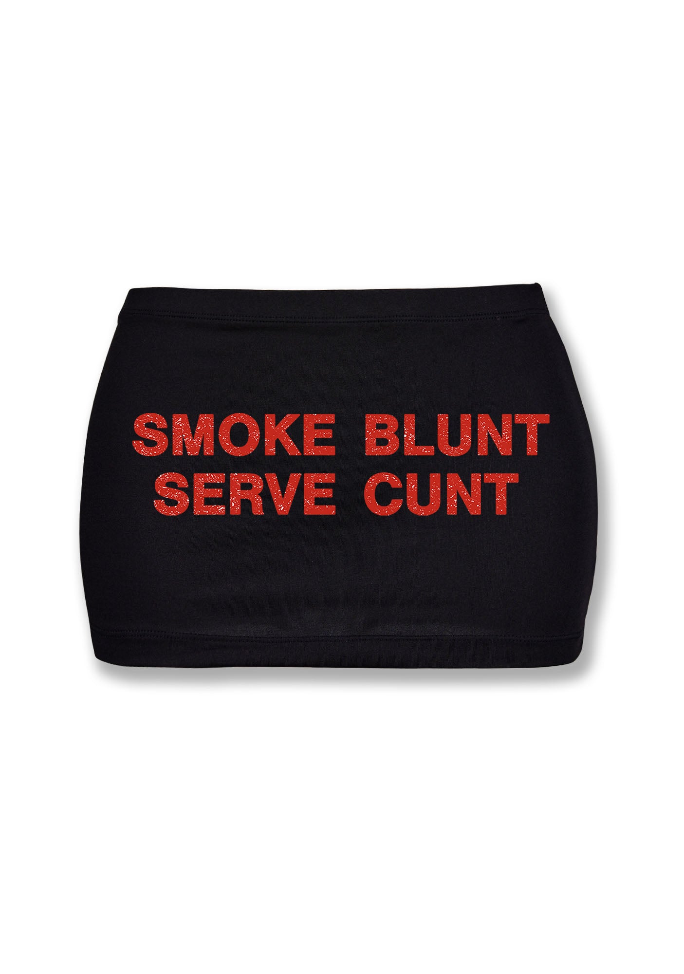 Smoke Blunt Y2K Mini Hip Skirt Cherrykitten