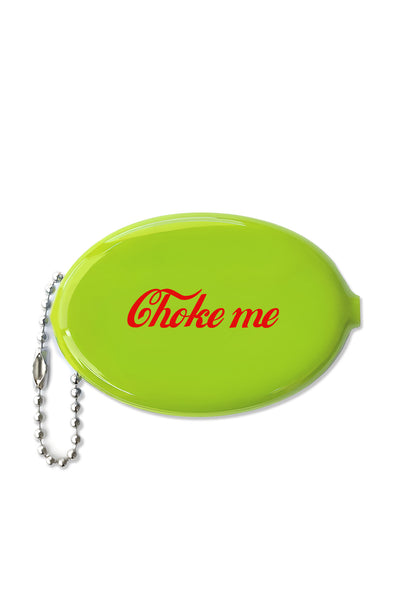 Choke Me Y2K Oval Mini Coin Pouch Cherrykitten