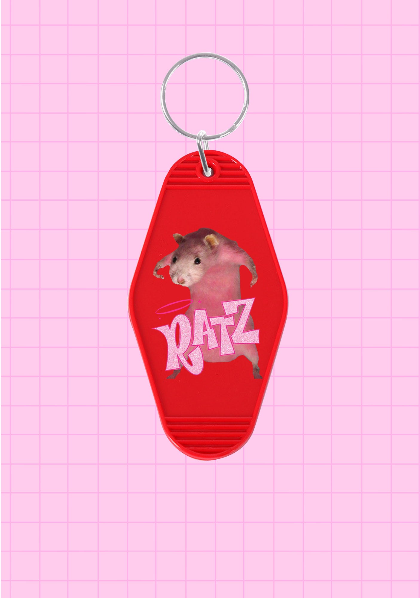 Pink Ratz 1Pc Y2K Hotel Keychain Cherrykitten