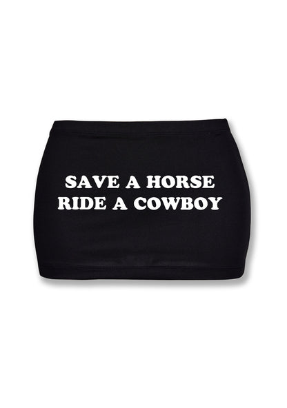 Save A Horse Y2K Mini Hip Skirt Cherrykitten