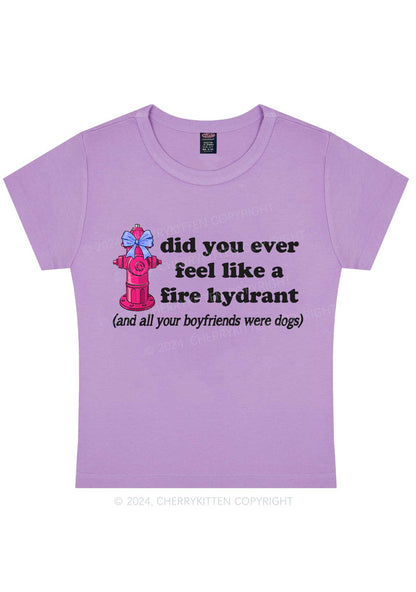 Fire Hydrant Y2K Baby Tee Cherrykitten