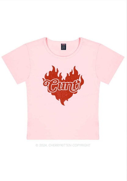 Cxxt Devil Y2K Valentine's Day Baby Tee Cherrykitten