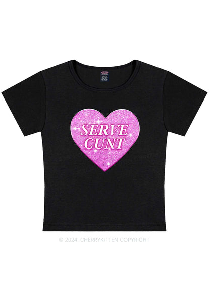 Serve Cxxt Y2K Valentine's Day Baby Tee Cherrykitten