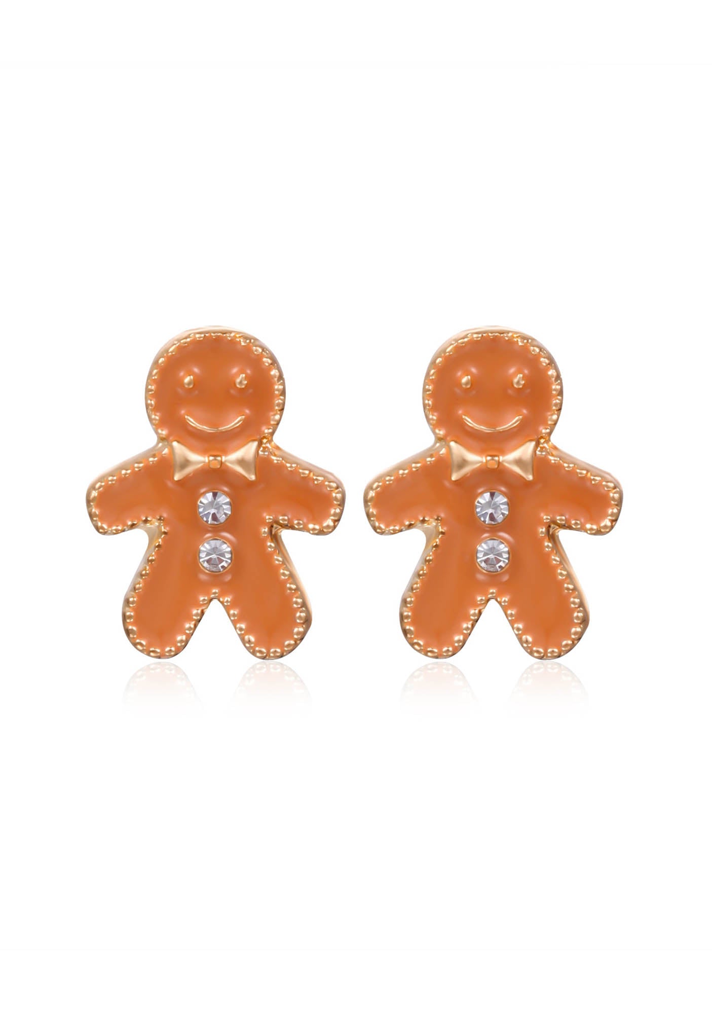 Christmas Gingerbread Man Y2K Earrings Cherrykitten