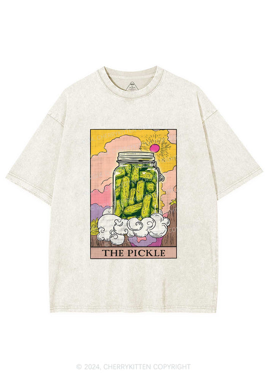 The Pickle Y2K Washed Tee Cherrykitten