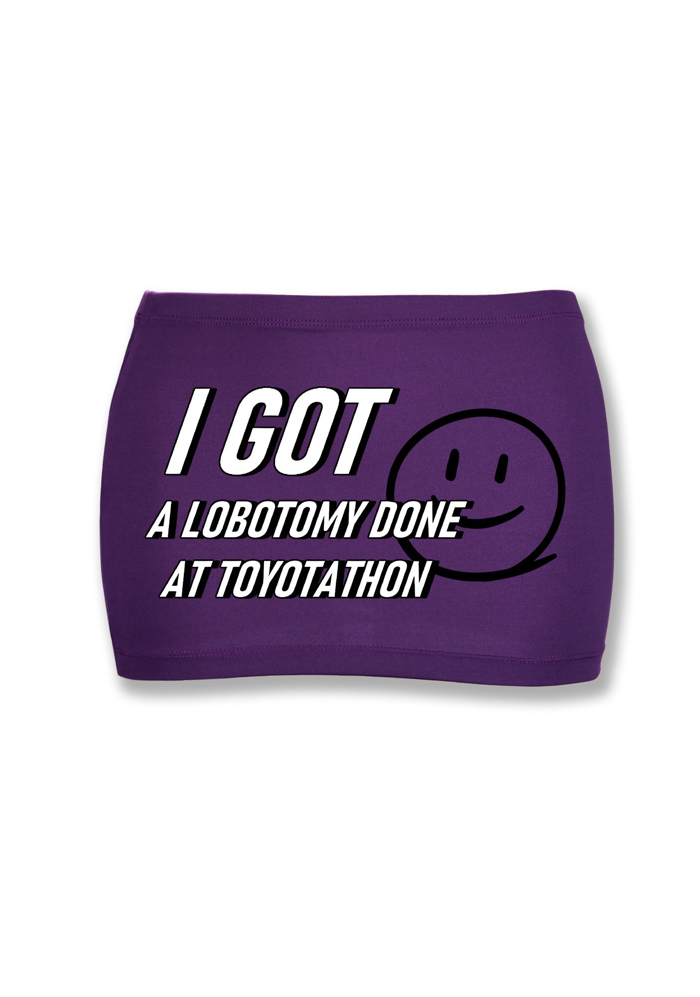 I Got A Lobotomy Done At Toyotathon Y2K Mini Hip Skirt Cherrykitten