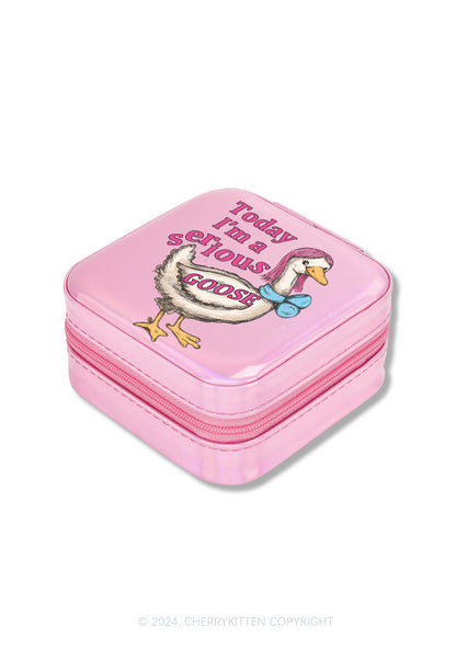 Serious Goose Y2K Portable Jewelry Box Cherrykitten