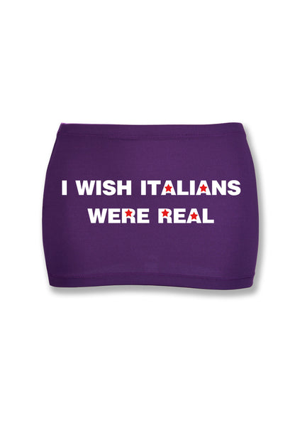 I Wish Italians Were Real Y2K Mini Hip Skirt Cherrykitten