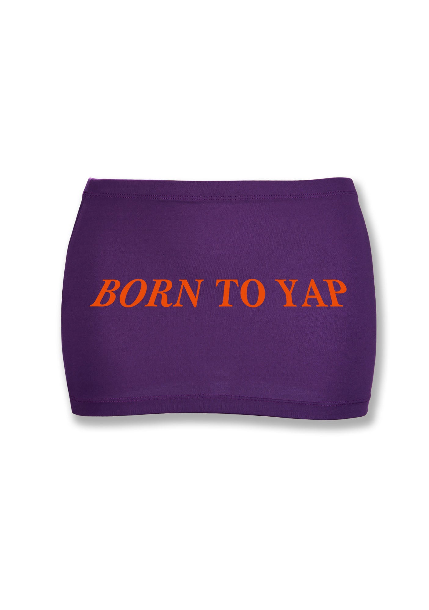 Born To Yap Y2K Mini Hip Skirt Cherrykitten