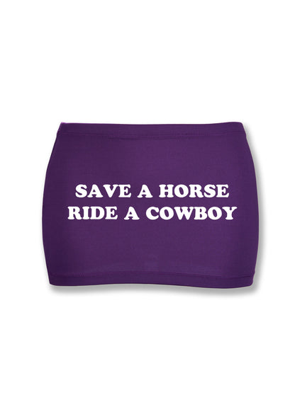 Save A Horse Y2K Mini Hip Skirt Cherrykitten