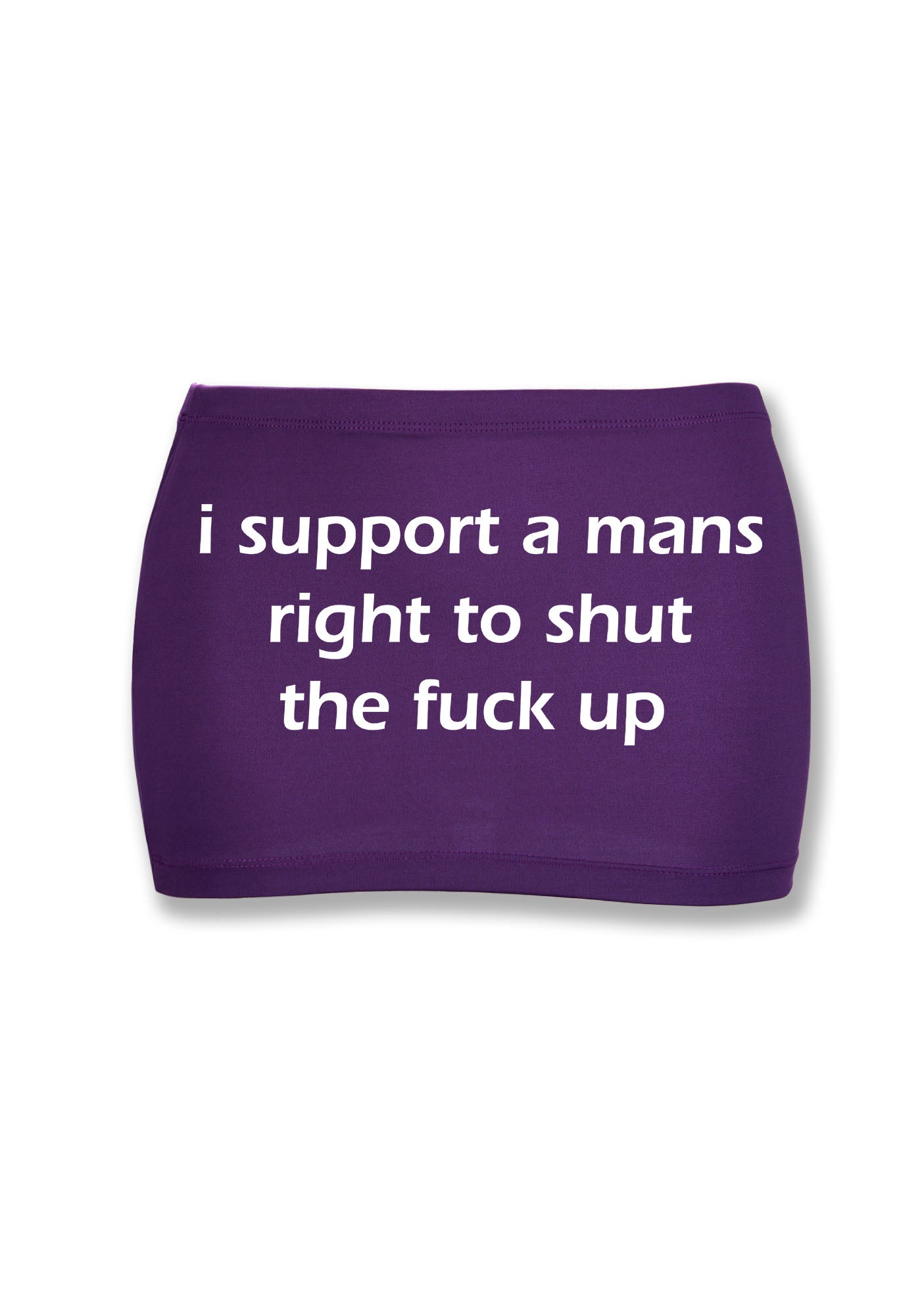 I Support A Mans Right Y2K Mini Hip Skirt Cherrykitten