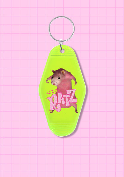 Pink Ratz 1Pc Y2K Rhombus Keychain Cherrykitten