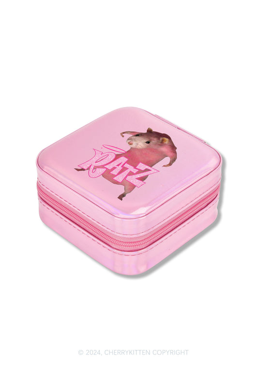 Pink Ratz Y2K Portable Jewelry Box Cherrykitten