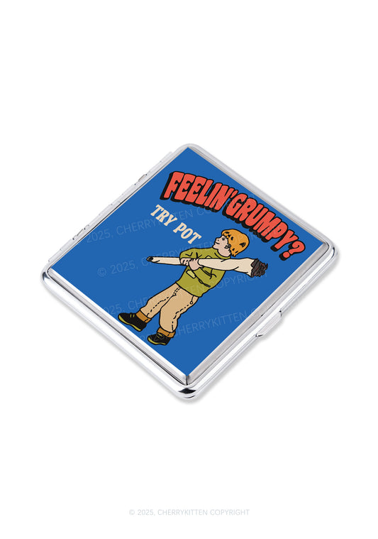 Feelin Grumpy Y2K Cigarette Case Cherrykitten