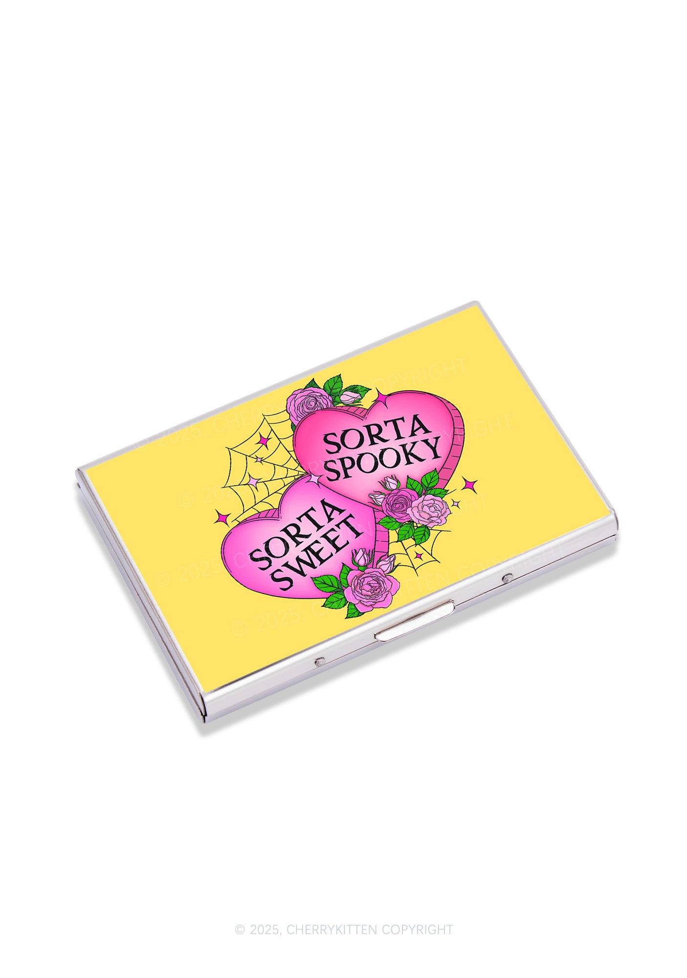 Sorta Spooky Y2K Mirror Cigarette Case Cherrykitten