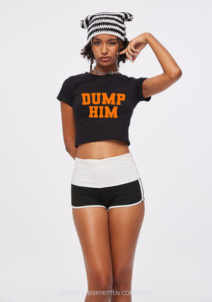 Dump Him Y2k Baby Tee